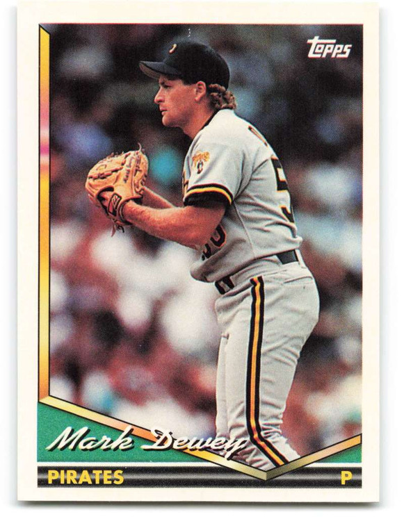 1994 Topps #101 Mark Dewey VG Pittsburgh Pirates 