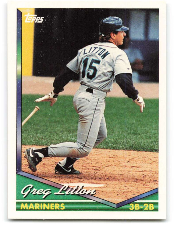 1994 Topps #111 Greg Litton VG Seattle Mariners 