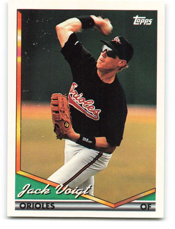 1994 Topps #117 Jack Voigt VG Baltimore Orioles 