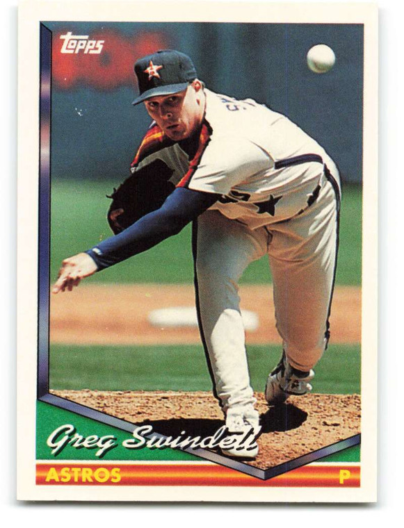 1994 Topps #125 Greg Swindell VG Houston Astros 