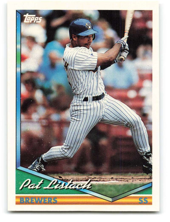 1994 Topps #130 Pat Listach VG Milwaukee Brewers 