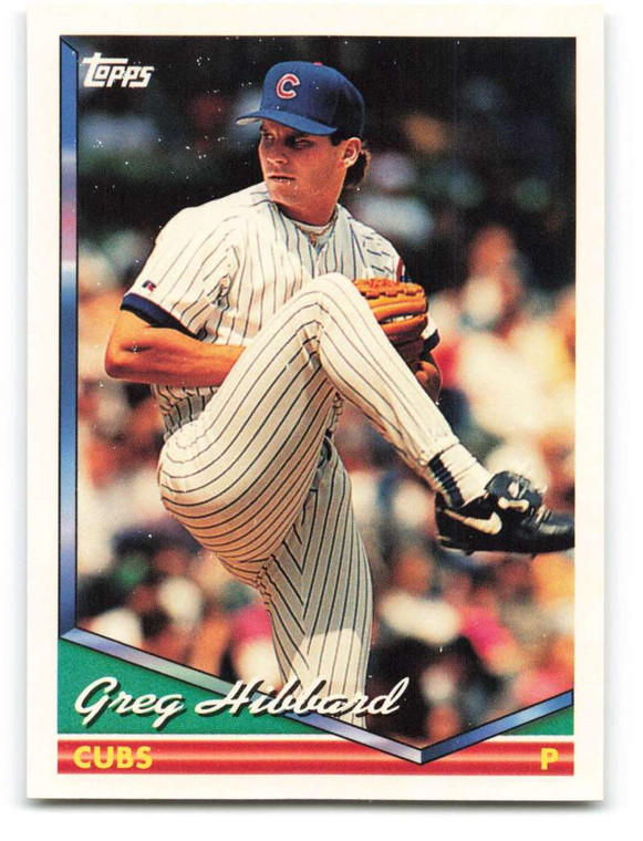 1994 Topps #148 Greg Hibbard VG Chicago Cubs 