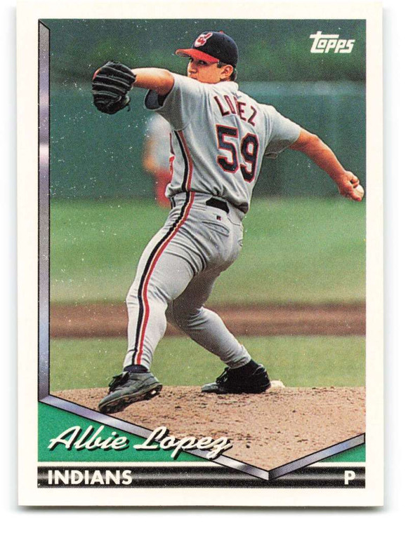 1994 Topps #178 Albie Lopez VG Cleveland Indians 