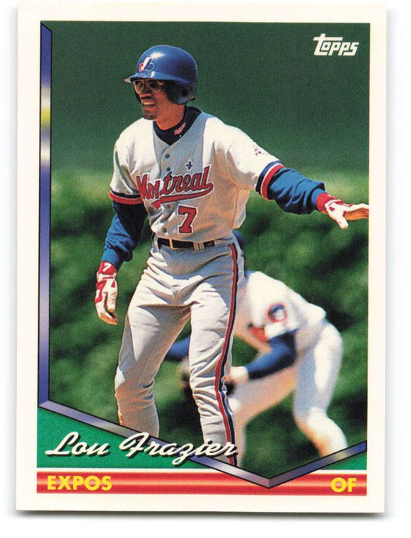 1994 Topps #192 Lou Frazier VG Montreal Expos 