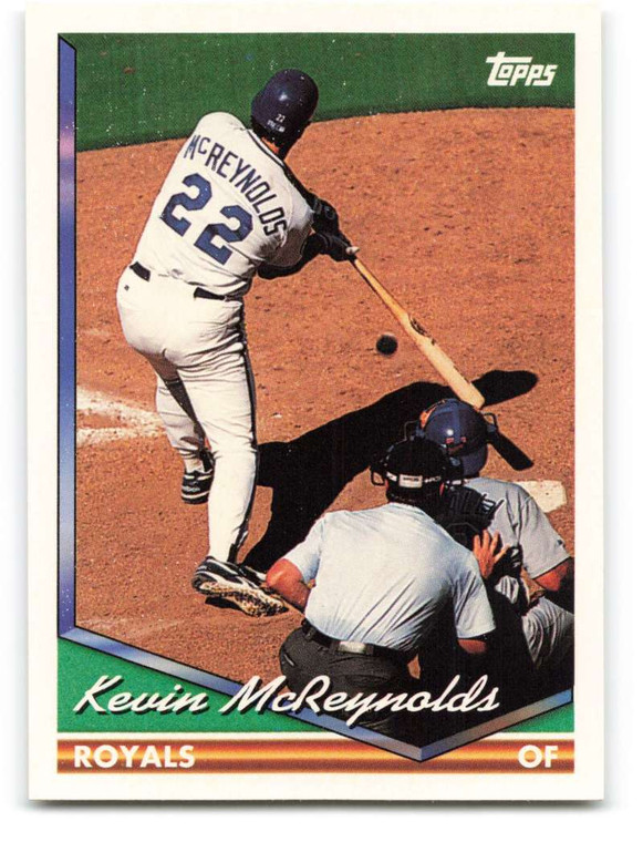 1994 Topps #218 Kevin McReynolds VG Kansas City Royals 