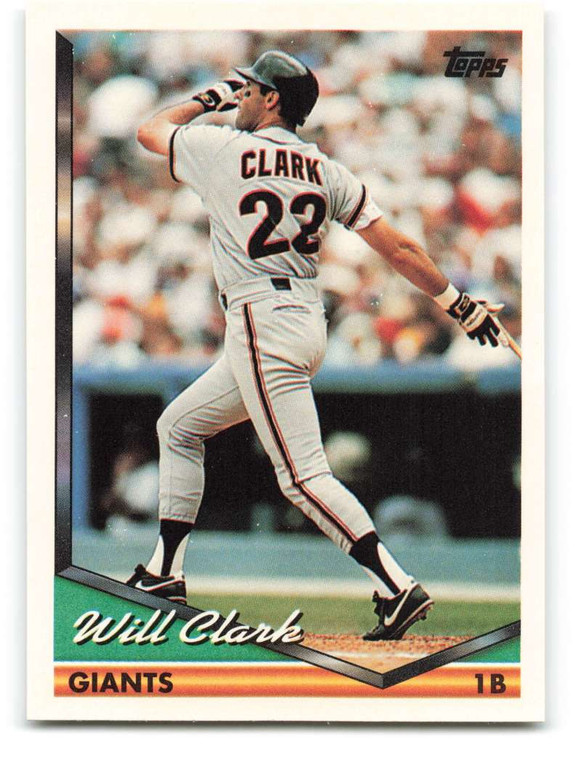 1994 Topps #240 Will Clark VG San Francisco Giants 