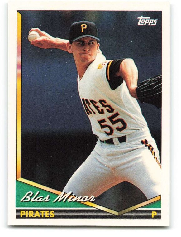 1994 Topps #253 Blas Minor VG Pittsburgh Pirates 