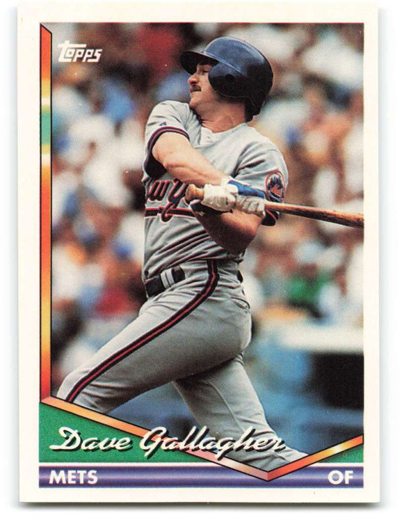 1994 Topps #274 Dave Gallagher VG New York Mets 