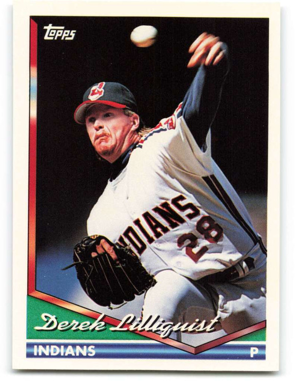 1994 Topps #301 Derek Lilliquist VG Cleveland Indians 