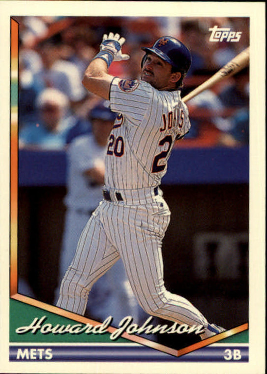 1994 Topps #302 Howard Johnson VG New York Mets 