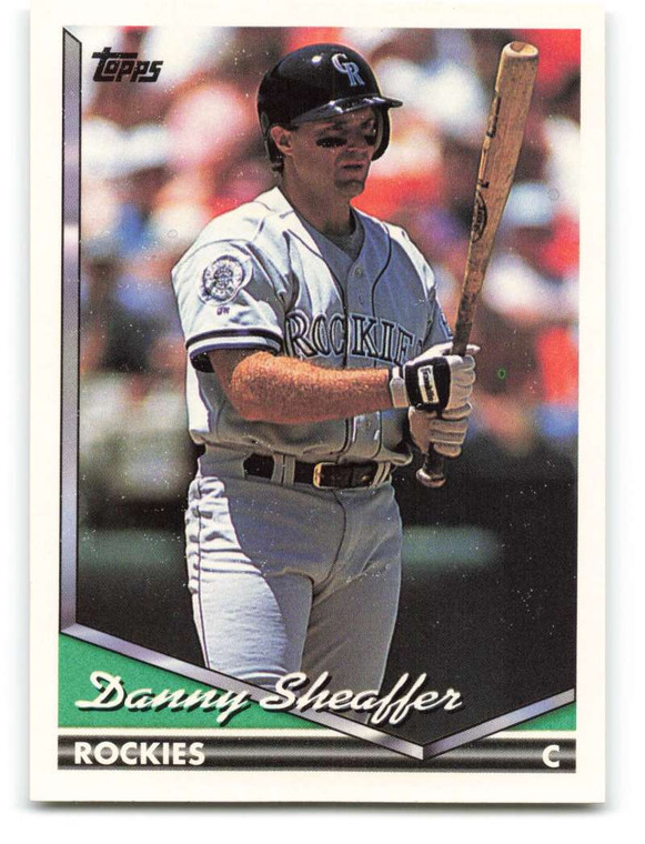 1994 Topps #314 Danny Sheaffer VG Colorado Rockies 