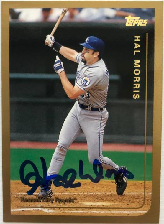 Hal Morris Autographed 1999 Topps #349