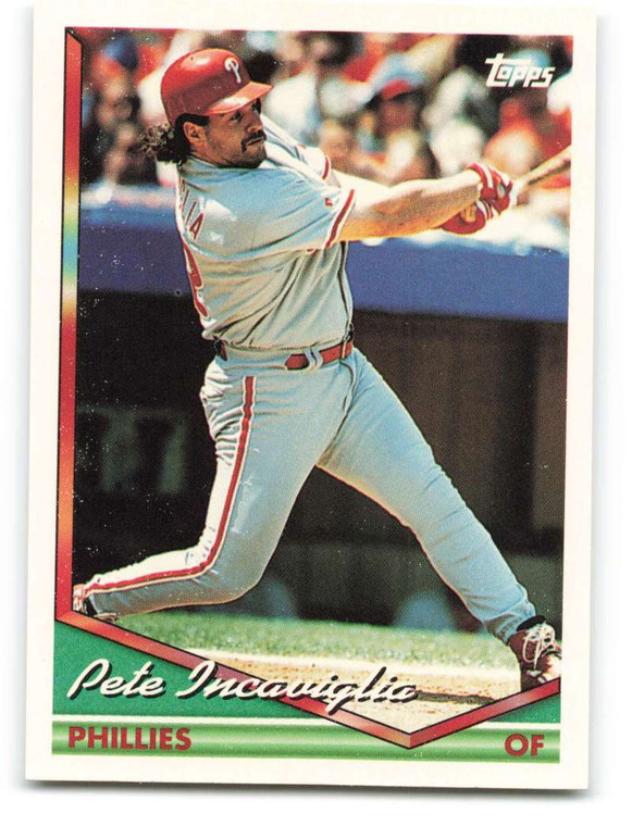1994 Topps #323 Pete Incaviglia VG Philadelphia Phillies 
