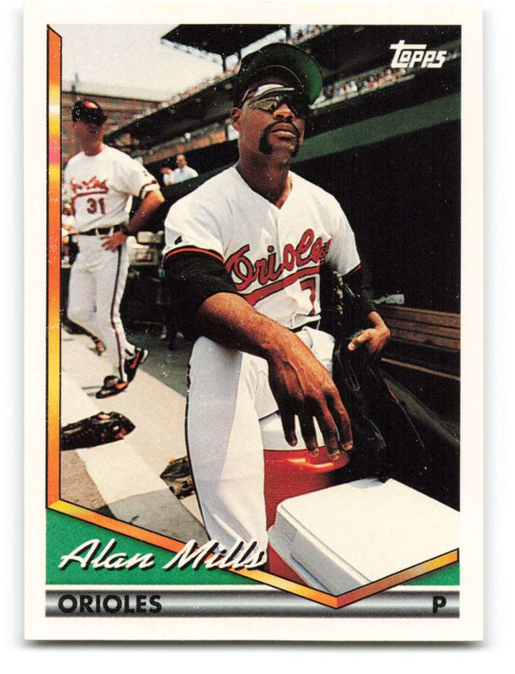 1994 Topps #324 Alan Mills VG Baltimore Orioles 