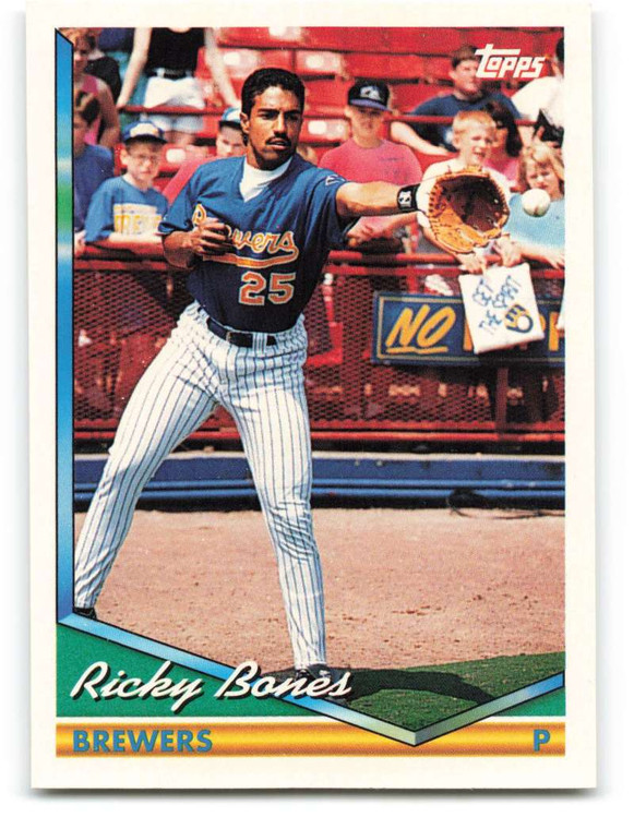 1994 Topps #367 Ricky Bones VG Milwaukee Brewers 