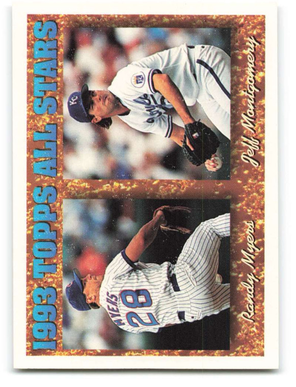 1994 Topps #394 Randy Myers/Jeff Montgomery AS VG Kansas City Royals/Chicago Cubs 