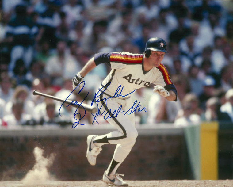 Craig Reynolds Autographed Astros 8 x 10 Photo 