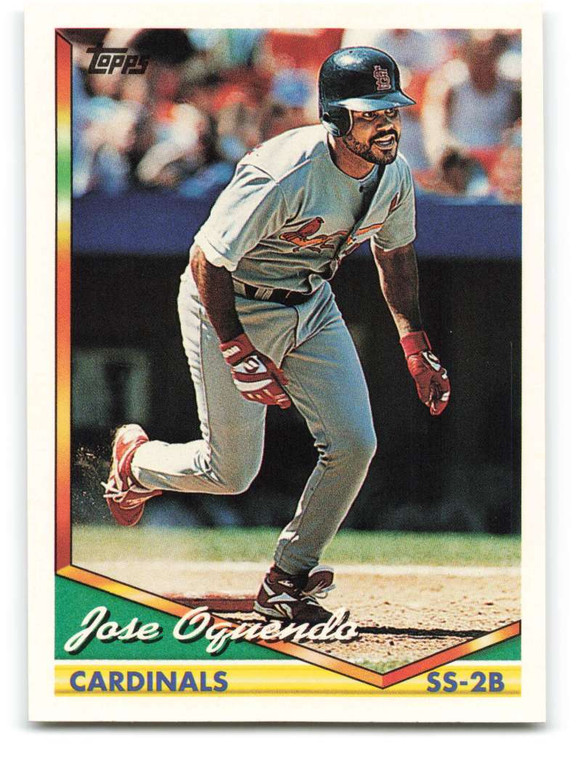 1994 Topps #406 Jose Oquendo VG St. Louis Cardinals 