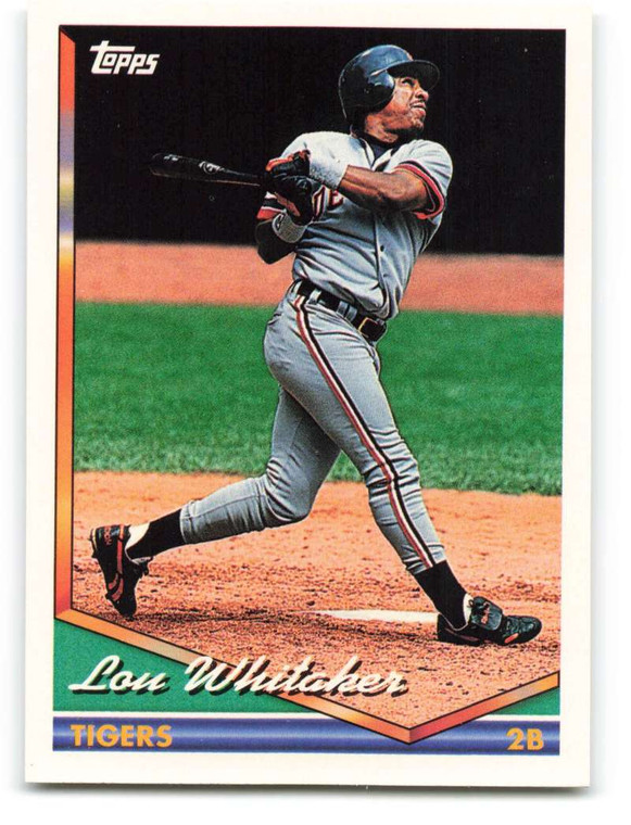 1994 Topps #410 Lou Whitaker VG Detroit Tigers 