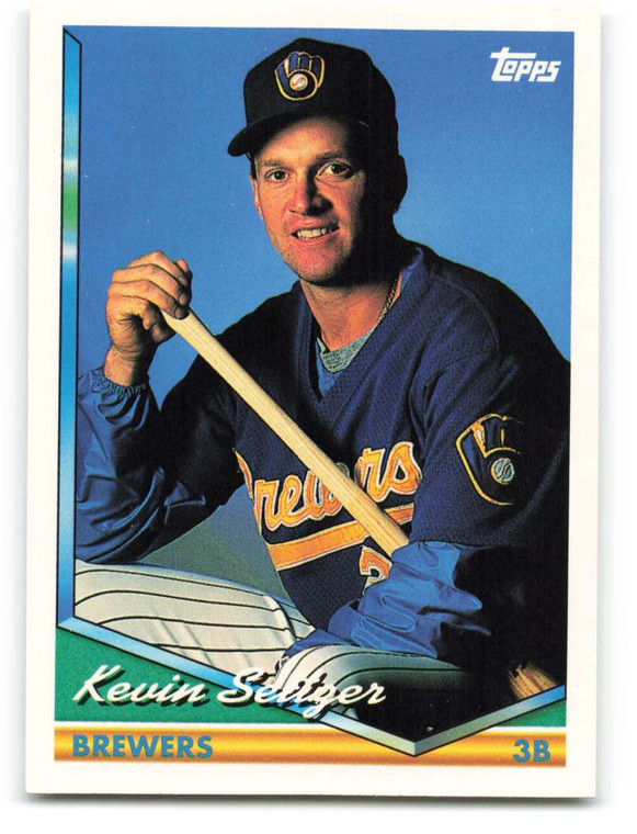 1994 Topps #411 Kevin Seitzer VG Milwaukee Brewers 