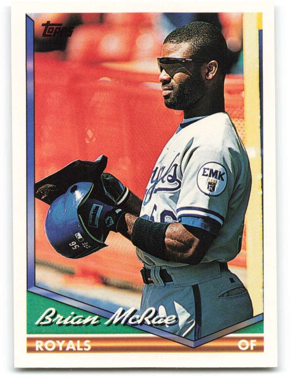 1994 Topps #425 Brian McRae VG Kansas City Royals 