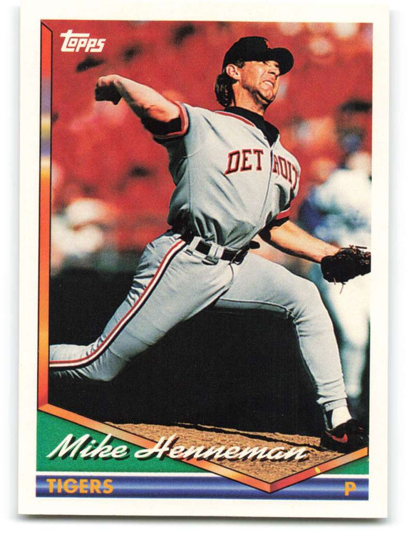 1994 Topps #438 Mike Henneman VG Detroit Tigers 