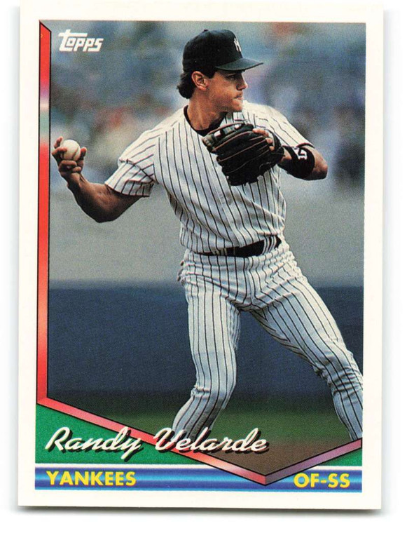 1994 Topps #461 Randy Velarde VG New York Yankees 