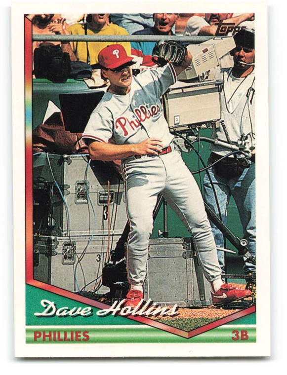 1994 Topps #476 Dave Hollins VG Philadelphia Phillies 