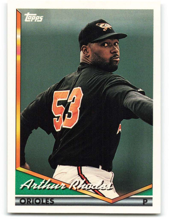 1994 Topps #477 Arthur Rhodes VG Baltimore Orioles 