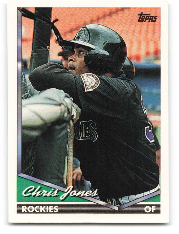 1994 Topps #496 Chris Jones VG Colorado Rockies 