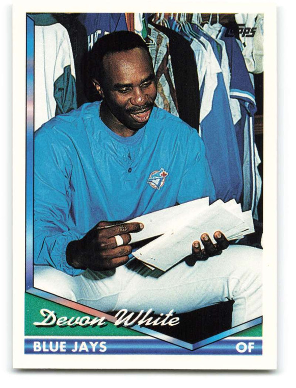 1994 Topps #511 Devon White VG Toronto Blue Jays 