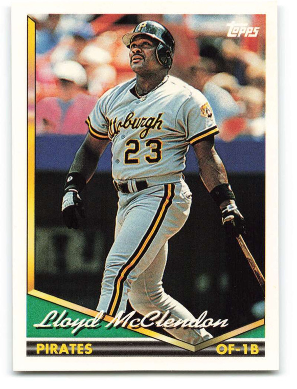 1994 Topps #518 Lloyd McClendon VG Pittsburgh Pirates 