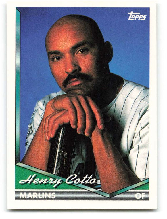 1994 Topps #522 Henry Cotto VG Florida Marlins 