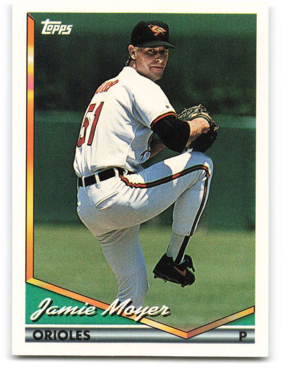 1994 Topps #526 Jamie Moyer VG Baltimore Orioles 
