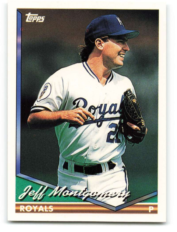 1994 Topps #535 Jeff Montgomery VG Kansas City Royals 