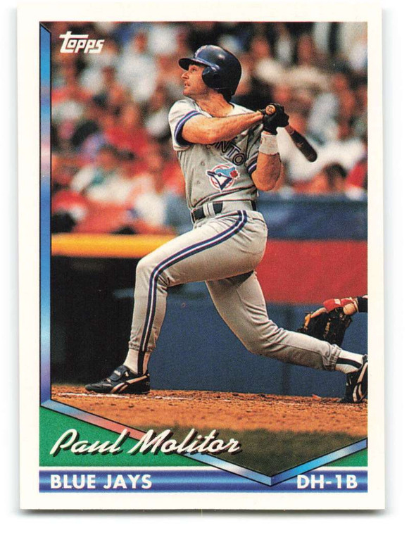 1994 Topps #540 Paul Molitor VG Toronto Blue Jays 