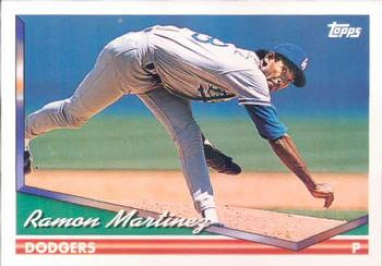 1994 Topps #545 Ramon Martinez VG Los Angeles Dodgers 