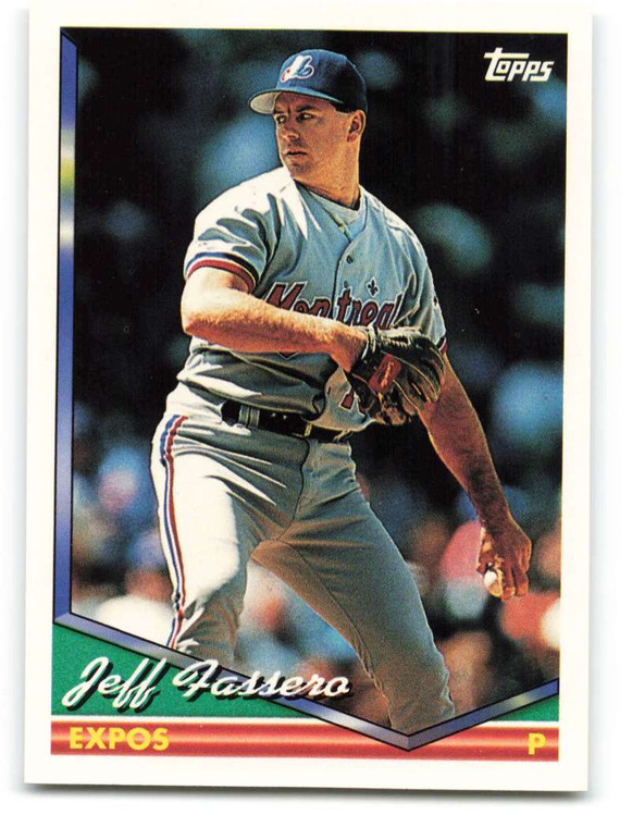 1994 Topps #554 Jeff Fassero VG Montreal Expos 