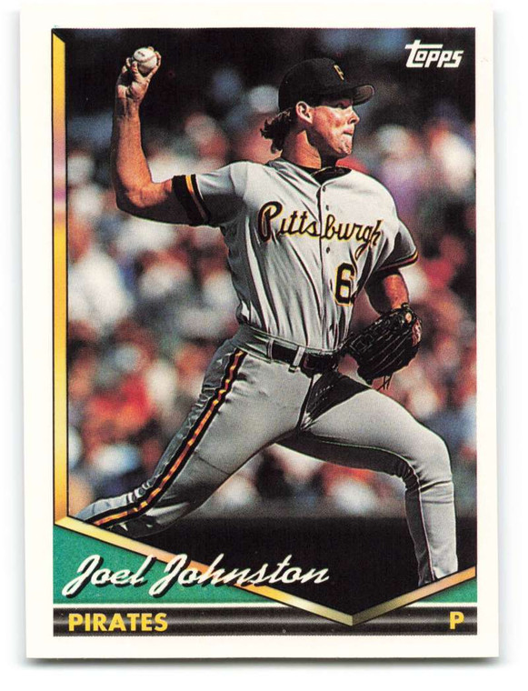 1994 Topps #557 Joel Johnston VG Pittsburgh Pirates 