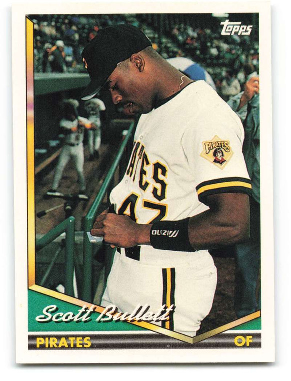 1994 Topps #584 Scott Bullett VG Pittsburgh Pirates 