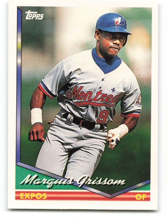 1994 Topps #590 Marquis Grissom VG Montreal Expos 