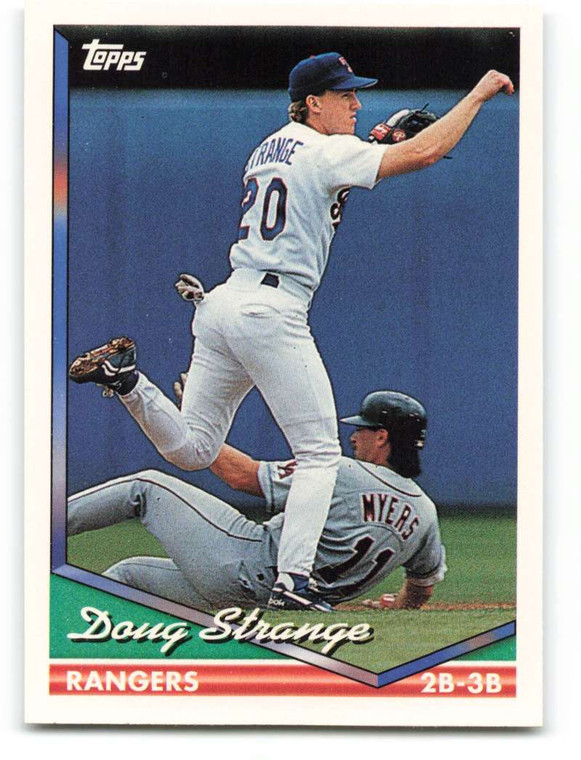 1994 Topps #591 Doug Strange VG Texas Rangers 