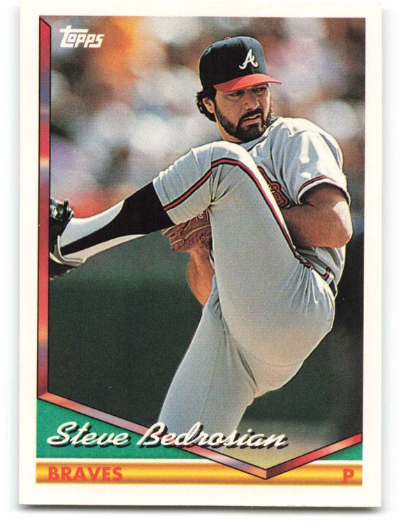1994 Topps #617 Steve Bedrosian VG Atlanta Braves 