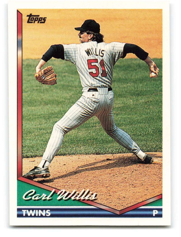 1994 Topps #621 Carl Willis VG Minnesota Twins 