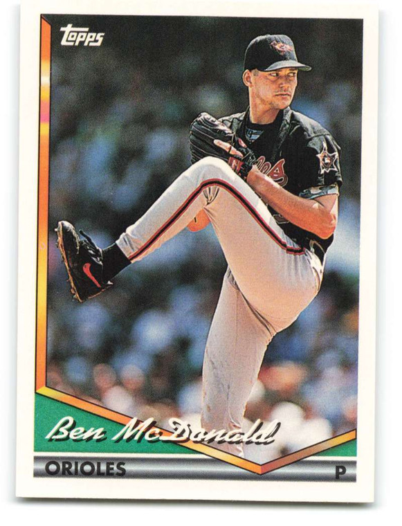 1994 Topps #636 Ben McDonald VG Baltimore Orioles 