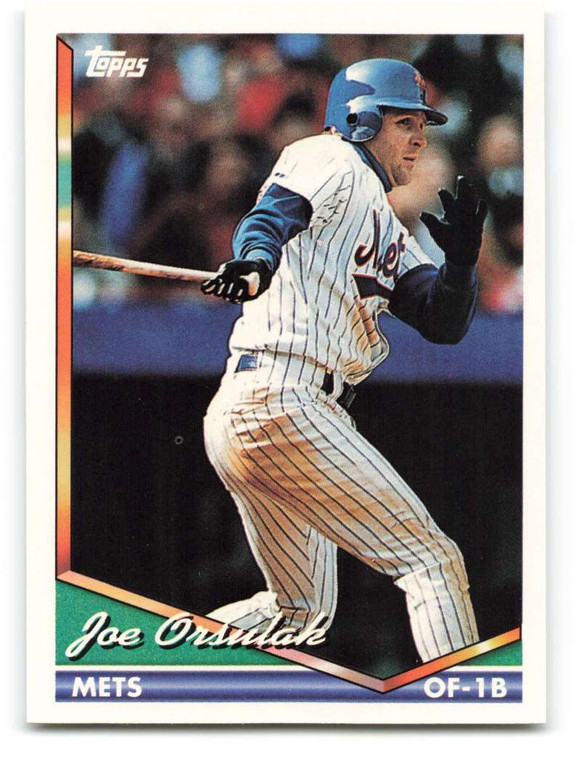 1994 Topps #643 Joe Orsulak VG New York Mets 