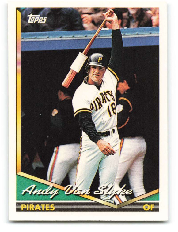 1994 Topps #650 Andy Van Slyke VG Pittsburgh Pirates 