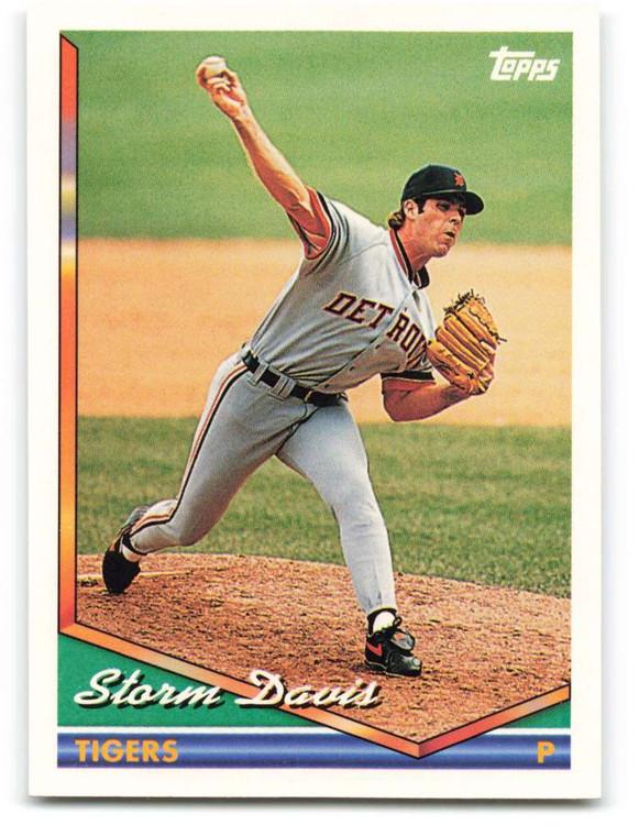 1994 Topps #682 Storm Davis VG Detroit Tigers 