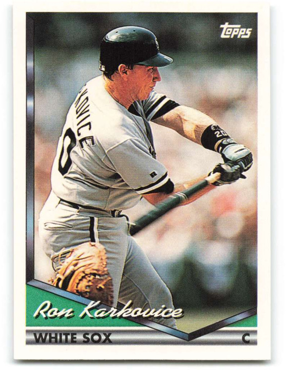1994 Topps #684 Ron Karkovice VG Chicago White Sox 