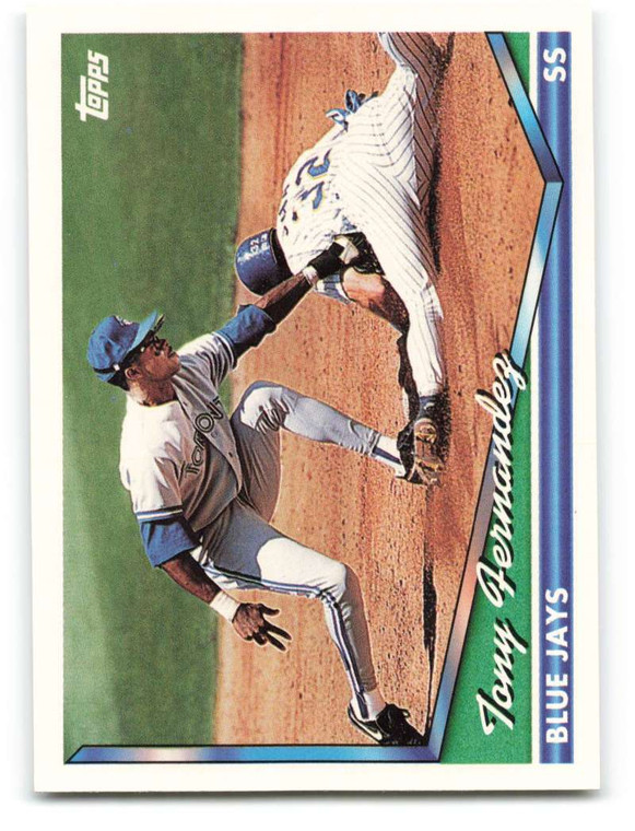 1994 Topps #702 Tony Fernandez VG Toronto Blue Jays 